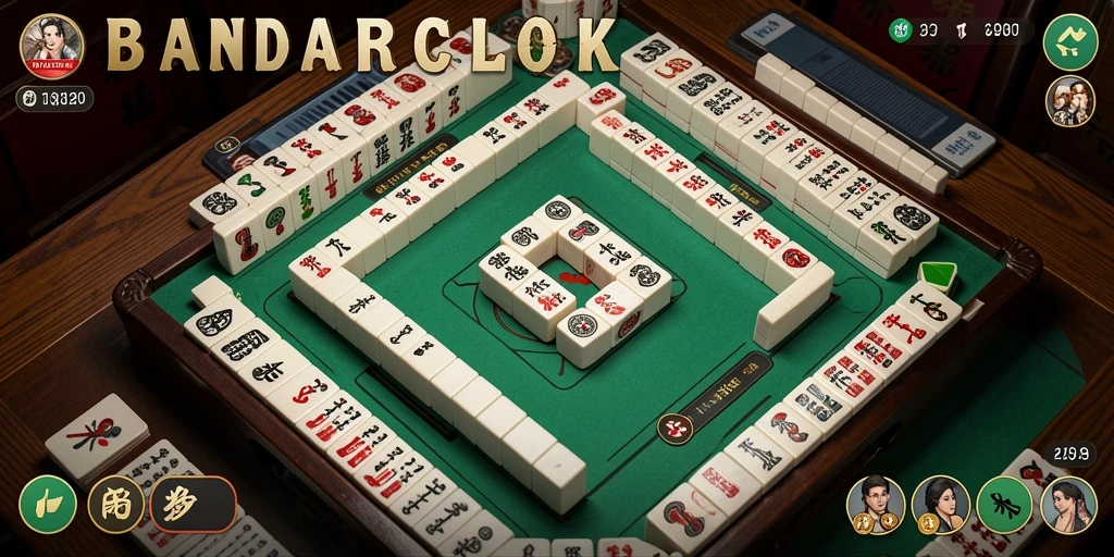 Tampilan menarik dari gameplay Mahjong di BANDARCOLOK.