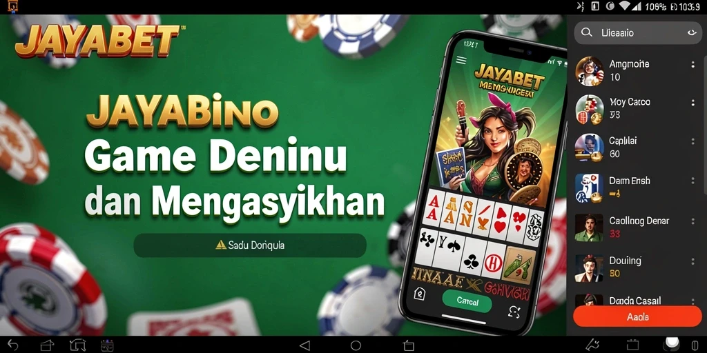 Tampilan gameplay JAYABET yang seru dan interaktif.