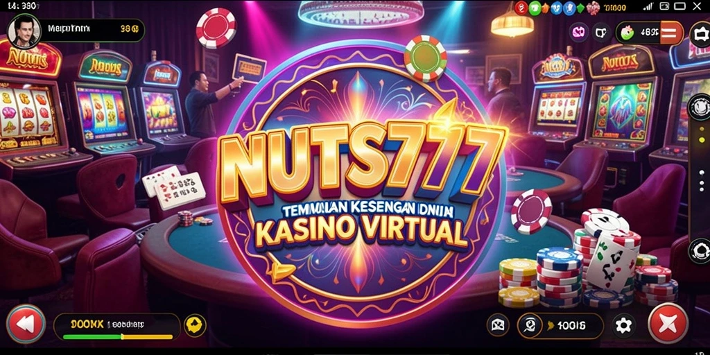 Tampilan menarik dari gameplay kasino NUTS777 yang mengasyikkan.