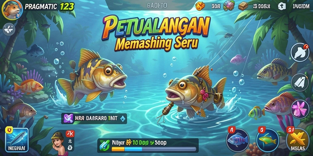 Tampilan gameplay PRAGMATIC123 yang menampilkan suasana memancing yang menakjubkan.