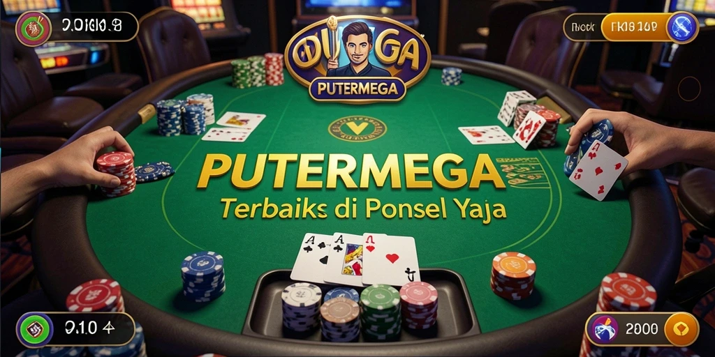 Tampilan permainan Poker menarik di PUTERMEGA, penuh aksi dan strategi.